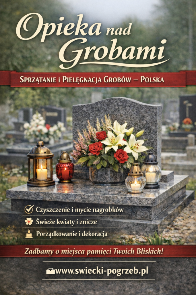 Opieka nad grobami - Sprzątanie Nagrobków