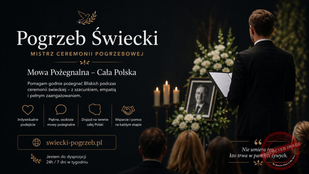 Pogrzeb Świecki – Mistrz Ceremonii Pogrzebowej | Mowa Pożegnalna - Cała Polska
